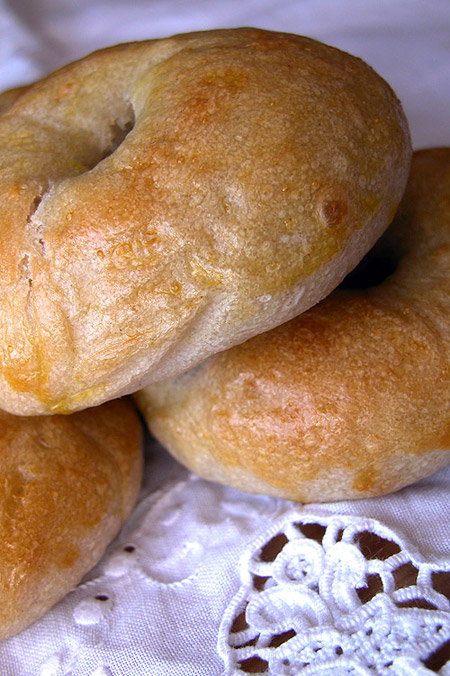 bagels Bagels con la pasta madre