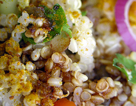 quinoaspeziata02 Francesco Tramontano   quinoa speziata con lenticchie