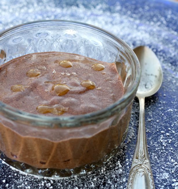 moussedifondenteolioesale01 Mousse di fondente olio e sale
